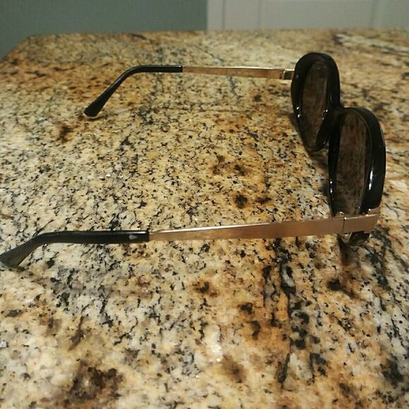 Vintage Ted Lapidus Sunglasses mod. TL 218 BM Rhinestone Black Oval Gold Jewel main image 15